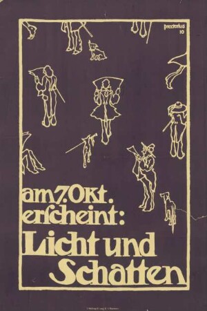 Am 7. Oktober erscheint: Licht und Schatten