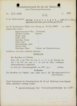 Remlinger, Käthe