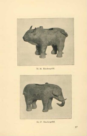 Nr. 56. Räuchergefäß. Nr. 57. Räuchergefäß