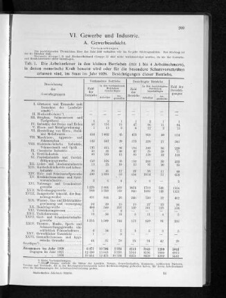 VI. Gewerbe und Industrie.