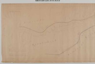 Linie Hennef - Asbach, Blatt 8: Lage- und Höhenplan in und um Mendt