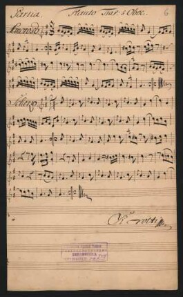 Flauto traverso o Oboe