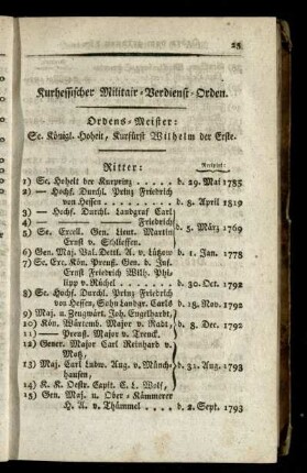 Kurhessischer Militair-Verdienst-Orden