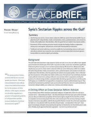 Syria’s sectarian ripples across the Gulf