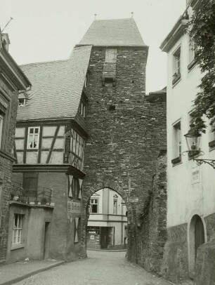 Cochem (Mosel), Enderttor, Ansicht der Feldseite
