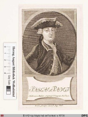 Bildnis Pasquale Paoli