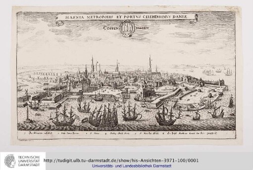 Hafnia Metropolis et Portus cleberrimus Daniae Coppenhagen