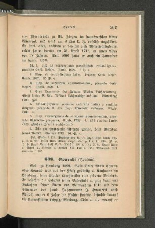 638. Conradi (Joachim).