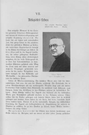 VII. Religiöses Leben