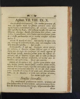 Aphor. VII. VIII. IX. X.
