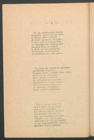 [Contrapunto entre un pueblero y un paisano]