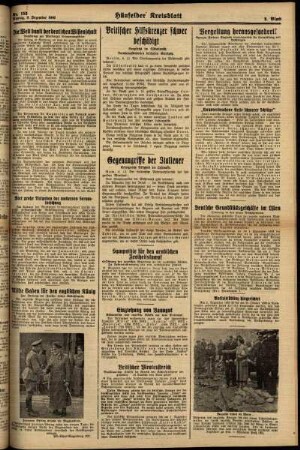 Zweite Ausgabe vom Montag, den 09. Dezember 1940.