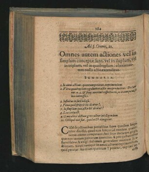 Ad § Omnes 21. Omnes autem actiones vel in simplum conceptae sunt, vel in duplum, vel in triplum, vel in quadruplum ...