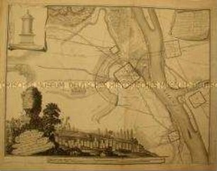 Comparaison Du Plan De L'Ancien Magontiacum Avec La Situation Actuelle De La Ville De Mayence