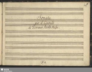 6. Sonata per il Cembalo [F-Dur]