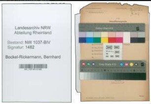 Entnazifizierung Bernhard Bockel-Rickermann , geb. 16.10.1897 (Zweigstellenleiter)