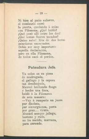 Pateadura jefe