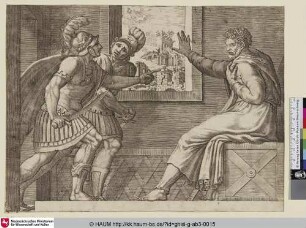 Cajus Marius assis dans les prisons de Minturne