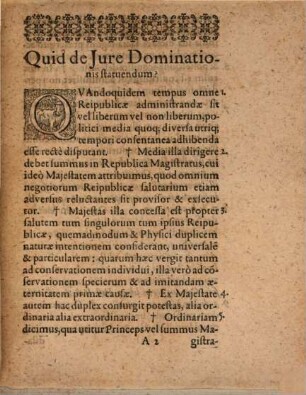Discursus pol. iur. de iure dominationis