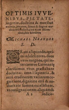Orbis terrae divisio compendiaria et plana in partes et regiones suas praecipuas, veteres & novas : accessit etiam Chronicorum omniu[m] aetatum, gentium & temporum compendium