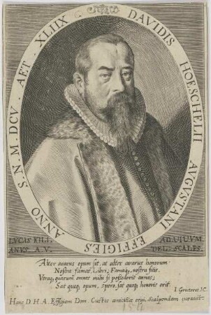 Bildnis des David Hoeschelius