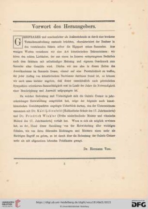 Vorwort des Herausgebers