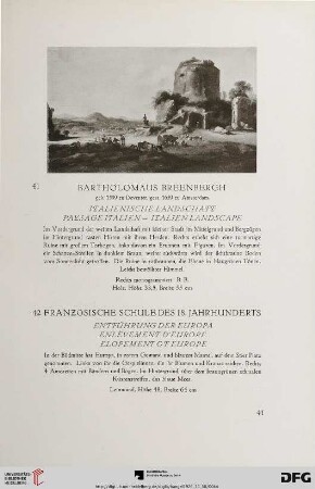 Gemälde Alter Meister (Nr. 41-49)
