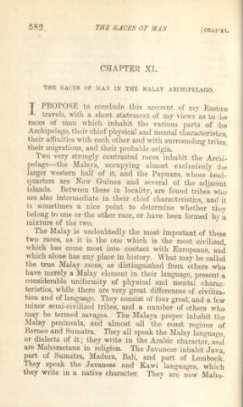 Chapter XL. The races of man in the Malay Archipelago