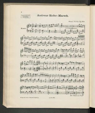 Andreas Hofer-Marsch.