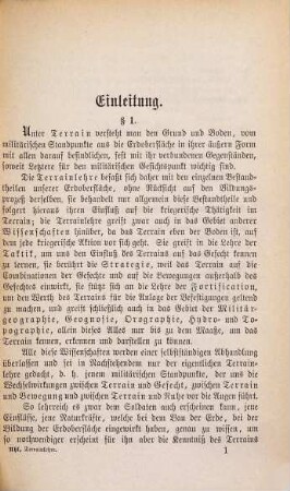 Terrainlehre : Beschreibung, practische Darstellung und Aufnahme Recognoscirung und tactische Benützung des Terrains