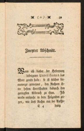 39-60, Zweyter Abschnitt.