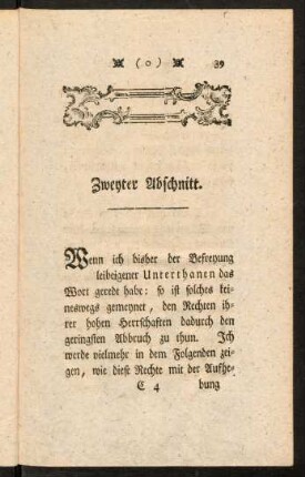 39-60, Zweyter Abschnitt.