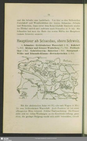 Haupttour ab Schandau, obere Schweiz