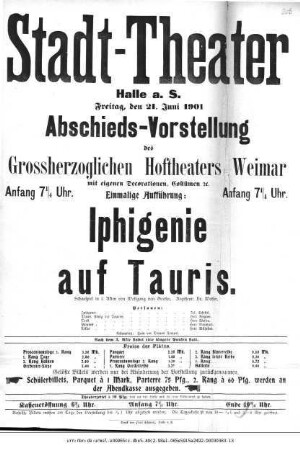 Iphigenie auf Tauris