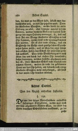 Achtes Capitel. Von den kürzlich entdeckten Luftarten
