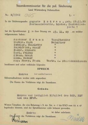 Endres, August