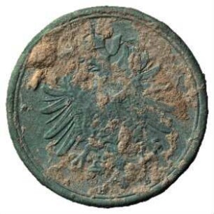 Fundmünze, Pfennig, 1875