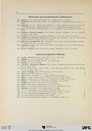 Aussereuropäische Münzen (Nr. 1310-1330)