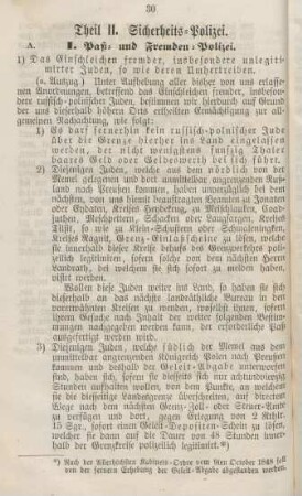 Theil II. Sicherheits-Polizei.
