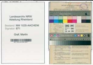 Entnazifizierung Martin Graf , geb. 01.02.1892 (Kaufmaennischer Angestellter)
