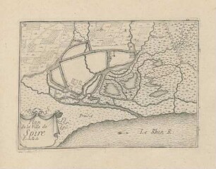 Plan de la Ville de Spire [= Speyer]