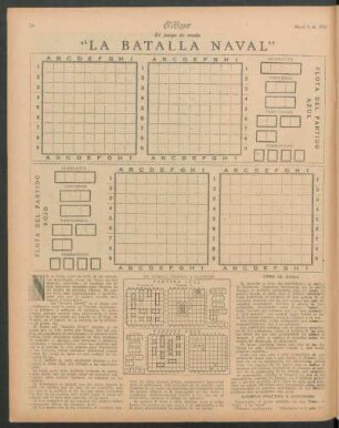 "La batalla naval" : El juego de moda