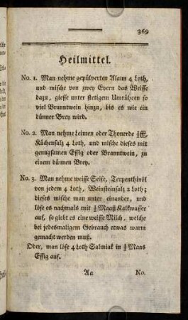 369-375, Heilmittel.