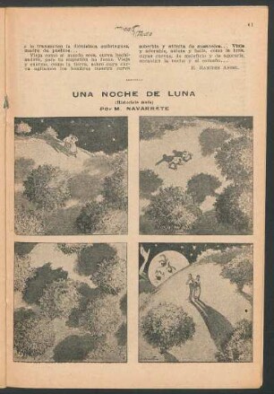 Una noche de luna - [Cómic] : (Historia muda)