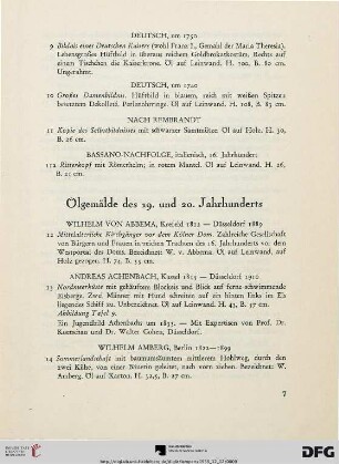 Ölgemälde des 19. und 20. Jahrhunderts (Nr. 12-380)
