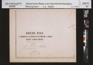 Freiherrlich von Burgker Steinkohlenwerke, Freital-Burgk, Glückauf- und Marienschacht, Tagessituation