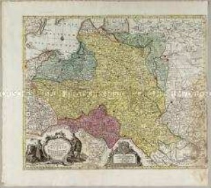 Mappa Geographica, ex novissimis observationibus repraesentans Regnum Poloniae Et Magnum Ducatum Lithuaniae
