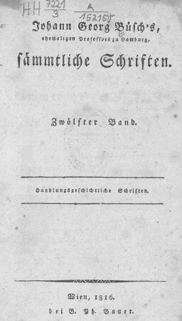 12: Handlungsgeschichtliche Schriften