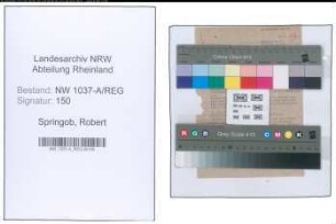 Entnazifizierung Robert Springob , geb. 00.00.0000 (Verwalter)