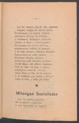 Milongas socialistas
